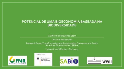 O Potencial da Bioeconomia Baseada na Biodiversidade: o SABIO no Workshop sobre Inovação em Bioeconomia da Fundação Fraunhofer Brasil