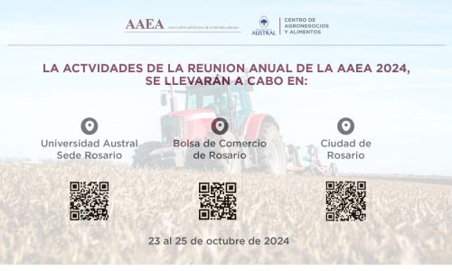 SABio participated in the Conference of the Argentine Association of Agricultural Economics